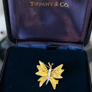 Vintage Tiffany Schlumberger Butterfly Brooch